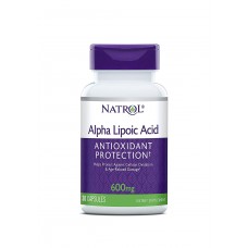 Natrol Suplemento Ácido Lipoico Alpha Lipoic Acid 600mg (30 Cápsulas)